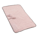 Heating Blanket Electric Warming Soft Washable Heating Shawl Wrap for Shoulder Neck Office Pink Bunny