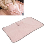Heating Blanket Electric Warming Soft Washable Heating Shawl Wrap for Shoulder Neck Office Pink Bunny