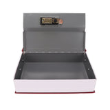 Book Safe Small Diversion Book Safe Storage Lock Box Money Coins Cards Hiding Box with Combination Lock Red - Extra Image