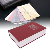 Book Safe Small Diversion Book Safe Storage Lock Box Money Coins Cards Hiding Box with Combination Lock Red - Extra Image