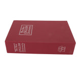 Book Safe Small Diversion Book Safe Storage Lock Box Money Coins Cards Hiding Box with Combination Lock Red - Extra Image