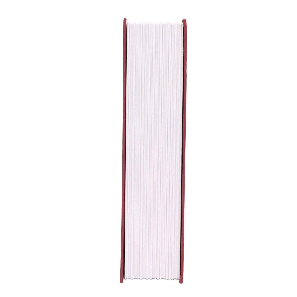 Book Safe Stainless Steel Liner Decorative ABS Material Humanized Design Protective Soft Touch Savings Bank with Key Red