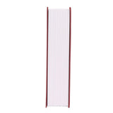 Book Safe Stainless Steel Liner Decorative ABS Material Humanized Design Protective Soft Touch Savings Bank with Key Red