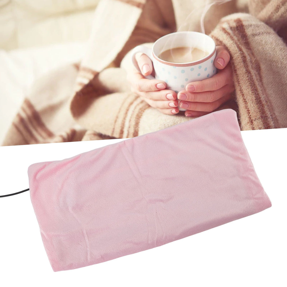 Electric Blanket USB Power Supply Low Voltage Heating Blanket Home Electric Warming Pad Pink