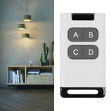RF Remote Control Switch 433MHZ Prevent Interference Universal Wireless Remote for Light Home Appliance DIY 4 Key