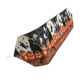Table Runner Cotton and Linen for Halloween Decorations Home Dining Table 33x180cm