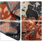Table Runner Cotton and Linen for Halloween Decorations Home Dining Table 33x180cm