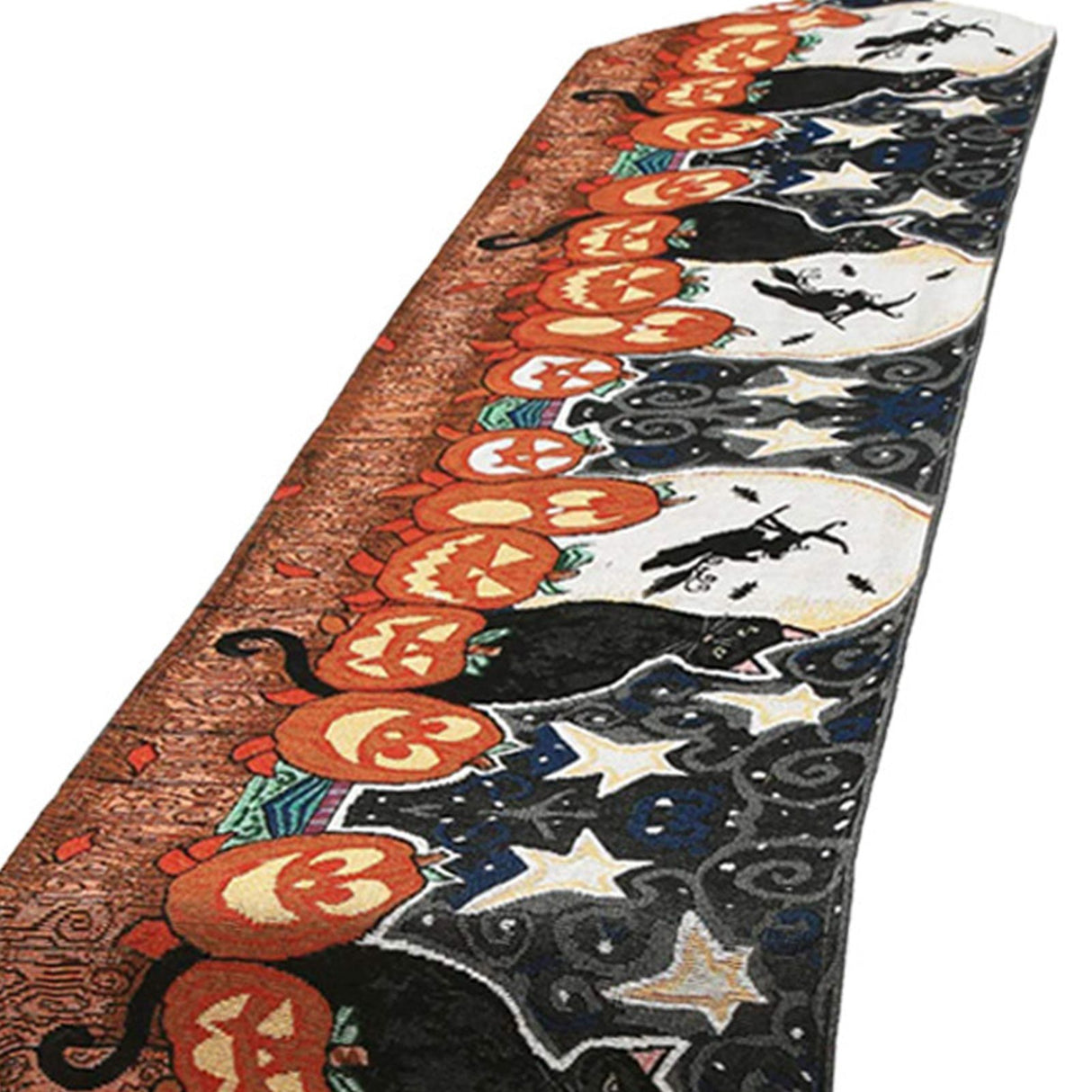 Table Runner Cotton and Linen for Halloween Decorations Home Dining Table 33x180cm