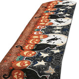 Table Runner Cotton and Linen for Halloween Decorations Home Dining Table 33x180cm