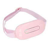 Electric Menstrual Heating Belt 3 Gears Fast Heating Intelligent Massage Electric Waist Belt for Women Pink - 45-Degree Angle