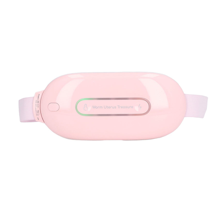 Electric Menstrual Heating Belt 3 Gears Fast Heating Intelligent Massage Electric Waist Belt for Women Pink