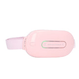Electric Menstrual Heating Belt 3 Gears Fast Heating Intelligent Massage Electric Waist Belt for Women Pink