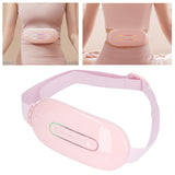 Electric Menstrual Heating Belt 3 Gears Fast Heating Intelligent Massage Electric Waist Belt for Women Pink