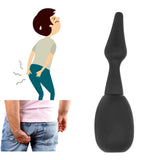 Anal Douche Soft Silicone Reusable Back Flow Prevention Anal Vaginal Cleaner for Colon Cleansing Detox Constipation - Extra Image