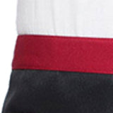 2pcs Chef Waist Apron Soft Moisture Absorbent Breathable Polyester Men's Half Apron with Pockets for Hotel Restaurant Bar Black