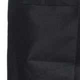 2pcs Chef Waist Apron Soft Moisture Absorbent Breathable Polyester Men's Half Apron with Pockets for Hotel Restaurant Bar Black