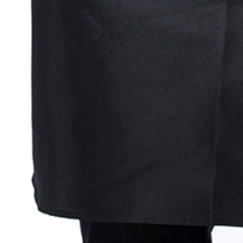 2pcs Chef Waist Apron Soft Moisture Absorbent Breathable Polyester Men's Half Apron with Pockets for Hotel Restaurant Bar Black