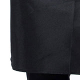 2pcs Chef Waist Apron Soft Moisture Absorbent Breathable Polyester Men's Half Apron with Pockets for Hotel Restaurant Bar Black - Low Angle