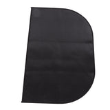 Fire Pit Mat Insulated Fireproof Heat Resistant Foldable Under Grill Mat for Fireplace Outdoor Camping Black 50x80cm/19.7x31.5in - Top-Down View