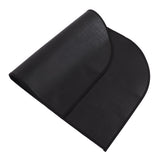 Fire Pit Mat Insulated Fireproof Heat Resistant Foldable Under Grill Mat for Fireplace Outdoor Camping Black 50x80cm/19.7x31.5in