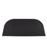 Fire Pit Mat Insulated Fireproof Heat Resistant Foldable Under Grill Mat for Fireplace Outdoor Camping Black 50x100cm/19.7x39.4in - Front View