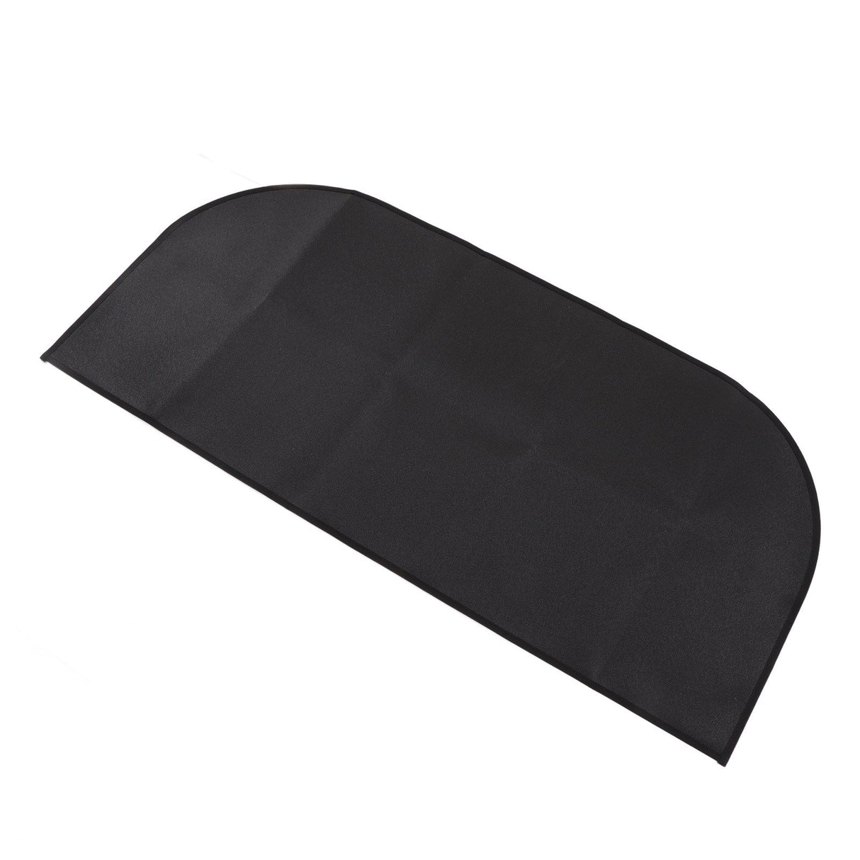 Fire Pit Mat Insulated Fireproof Heat Resistant Foldable Under Grill Mat for Fireplace Outdoor Camping Black 50x100cm/19.7x39.4in