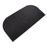 Fire Pit Mat Insulated Fireproof Heat Resistant Foldable Under Grill Mat for Fireplace Outdoor Camping Black 50x100cm/19.7x39.4in - Rear View