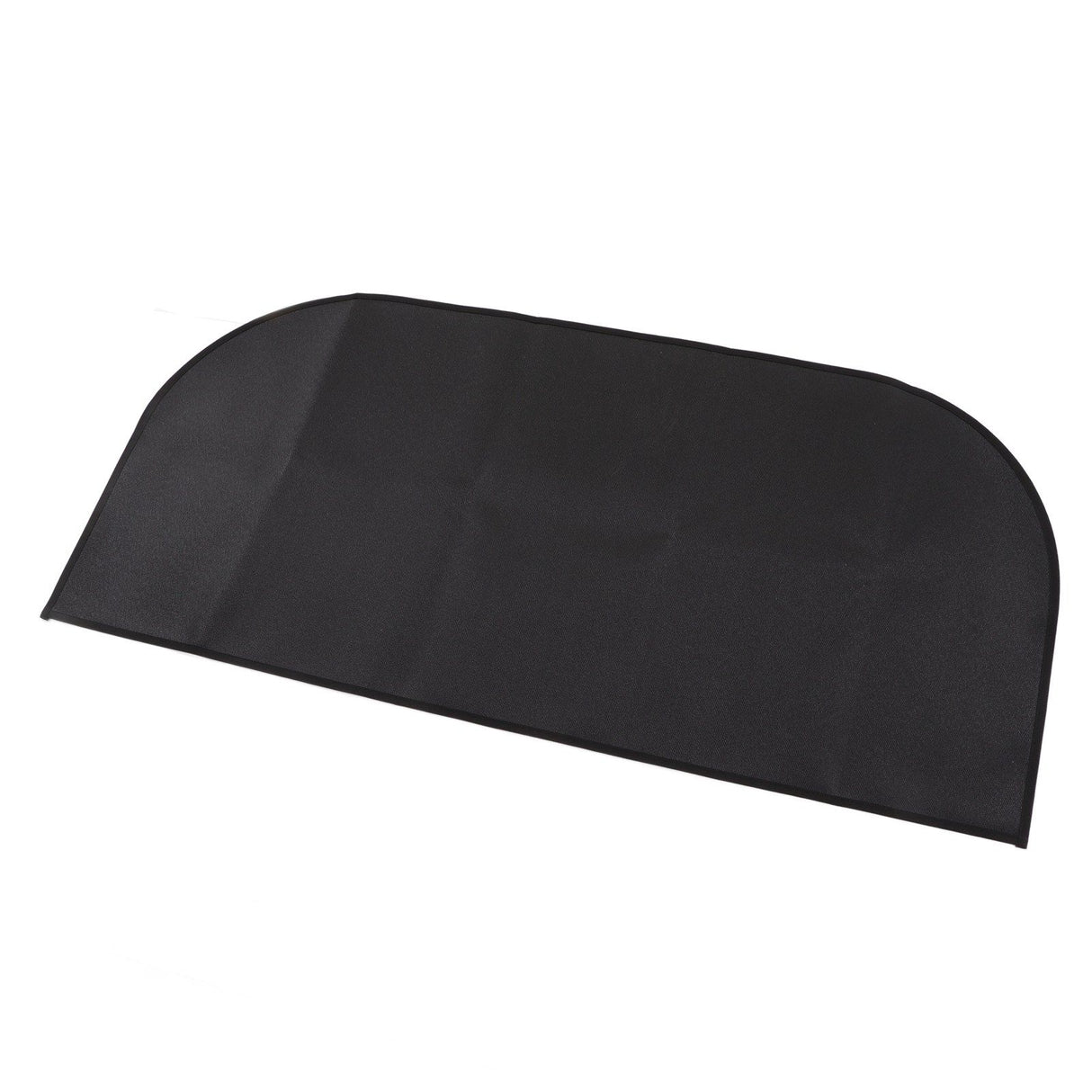Fire Pit Mat Insulated Fireproof Heat Resistant Foldable Under Grill Mat for Fireplace Outdoor Camping Black 50x100cm/19.7x39.4in