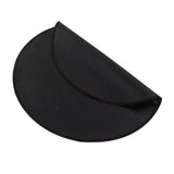 Grill Mat Fireproof High Temperature Resistance Washable Reusable Round BBQ Mat Black 24in / 60cm Dia