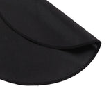 Grill Mat Fireproof High Temperature Resistance Washable Reusable Round BBQ Mat Black 24in / 60cm Dia