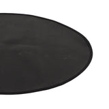 Grill Mat Fireproof High Temperature Resistance Washable Reusable Round BBQ Mat Black 24in / 60cm Dia