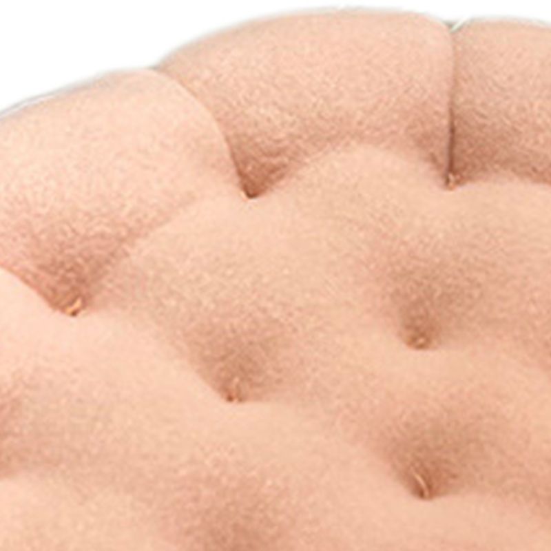 Cookie Cushion Cute Soft Breathable PP Cotton Filling Seating Cushion for Dormitory Bedroom Bedside 450g Strawberry Pink