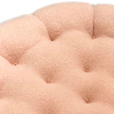 Cookie Cushion Cute Soft Breathable PP Cotton Filling Seating Cushion for Dormitory Bedroom Bedside 450g Strawberry Pink - Extra Image