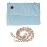 Office Hand Electric Heated Warming Bag USB Lightweight Portable Fashionable Home Heating Hand Muff Blue