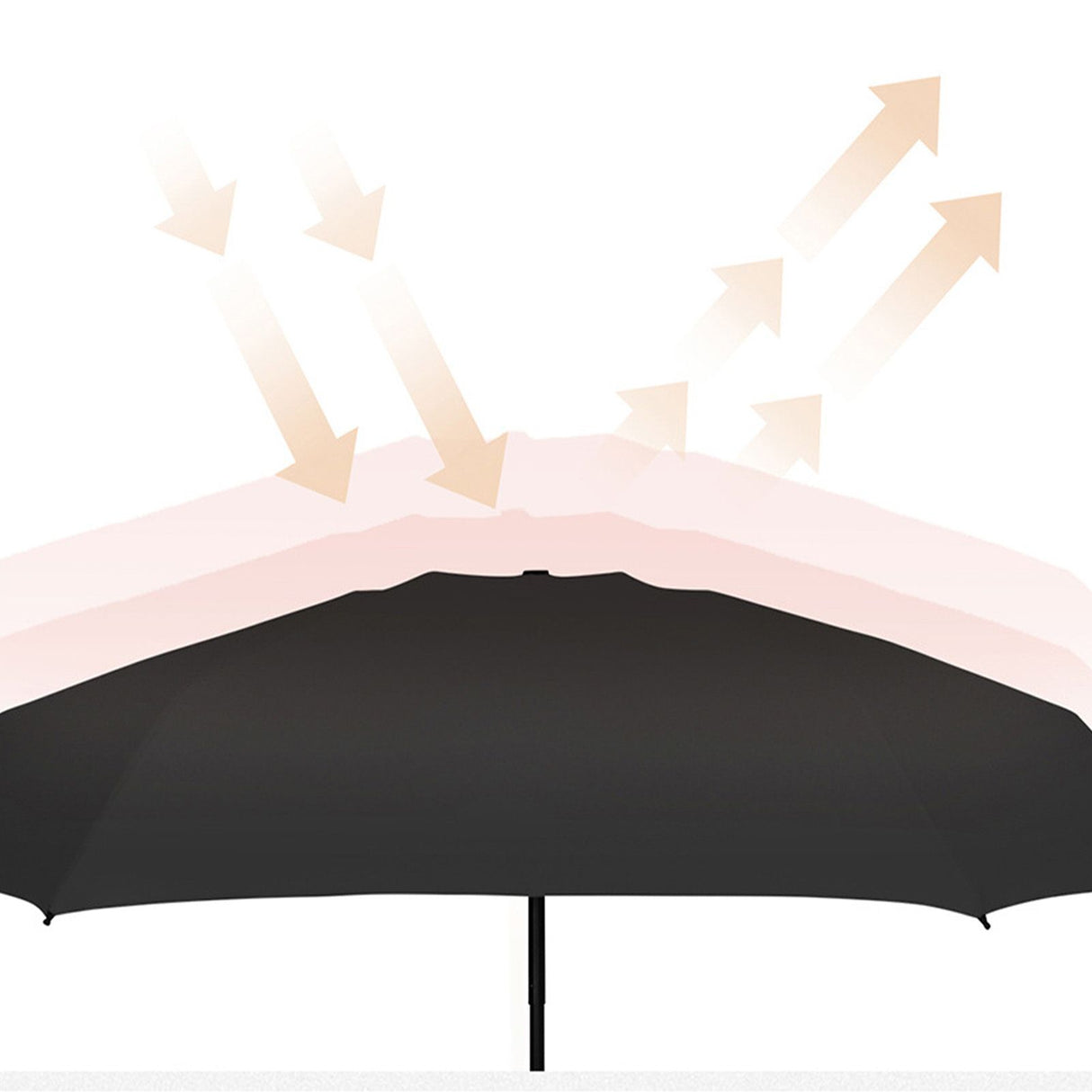 Capsule Umbrella Mini Pocket UV Resistant 2 Use 5 Section 8 Edged Outdoor Accessories Pink