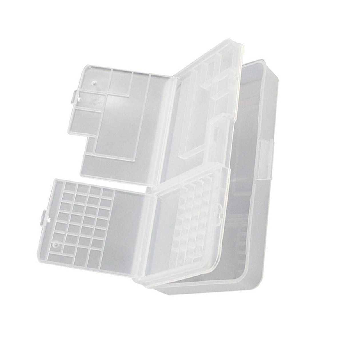 Electronic Components Storage Box Multipurpose Double Layer Rectangular PP Clear Component Containers