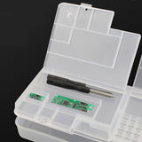 Electronic Components Storage Box Multipurpose Double Layer Rectangular PP Clear Component Containers - Extra Image
