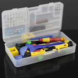 Electronic Components Storage Box Multipurpose Double Layer Rectangular PP Clear Component Containers