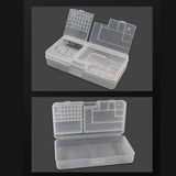 Electronic Components Storage Box Multipurpose Double Layer Rectangular PP Clear Component Containers