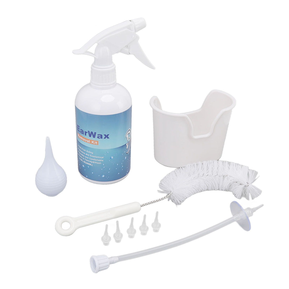 Ear Cleaning Kits 500ml Professional Ear Washer Irrigation Flushing Kit Ear Wax Removal Tool for Home Use