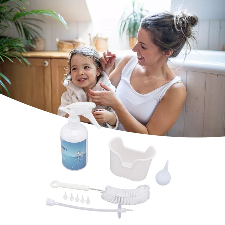 Ear Cleaning Kits 500ml Professional Ear Washer Irrigation Flushing Kit Ear Wax Removal Tool for Home Use