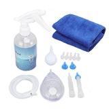 Ear Cleaning Kits 500ml Ear Washer Spray Bottle System with Professional Ear Muff Ear Wax Removal Tool for Home