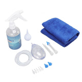 Ear Cleaning Kits 500ml Ear Washer Spray Bottle System with Professional Ear Muff Ear Wax Removal Tool for Home