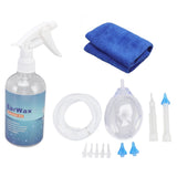 Ear Cleaning Kits 500ml Ear Washer Spray Bottle System with Professional Ear Muff Ear Wax Removal Tool for Home