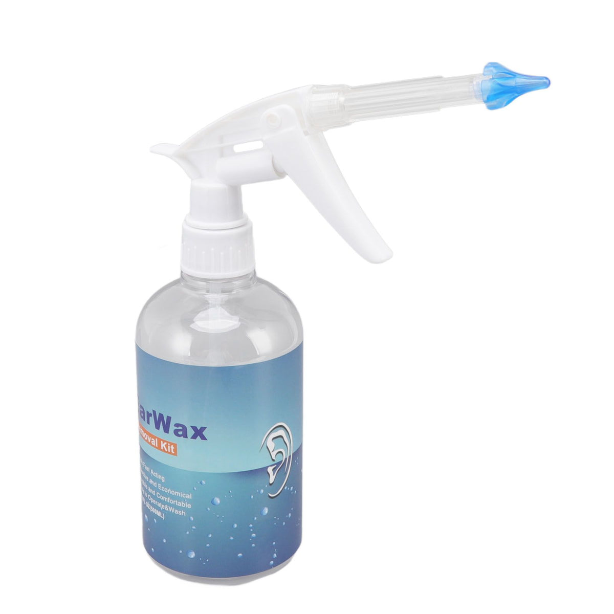 Ear Cleaning Kits 500ml Ear Washer Spray Bottle System with Professional Ear Muff Ear Wax Removal Tool for Home