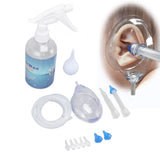 Ear Cleaning Kits 500ml Ear Washer Spray Bottle System with Professional Ear Muff Ear Wax Removal Tool for Home
