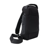 Shoulder Backpack Breathable Large Capacity Lockable Zipper Oxford Cloth Portable Sling Bag for Women Men Black