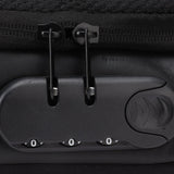 Shoulder Backpack Breathable Large Capacity Lockable Zipper Oxford Cloth Portable Sling Bag for Women Men Black - Extra Image
