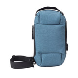 Shoulder Backpack Breathable Large Capacity Lockable Zipper Oxford Cloth Portable Sling Bag for Women Men OD Green