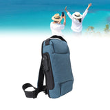 Shoulder Backpack Breathable Large Capacity Lockable Zipper Oxford Cloth Portable Sling Bag for Women Men OD Green